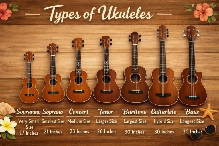 TYPES OF UKULELE